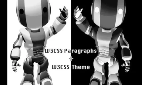 ⚡️Responsive Image in W3CSS Paragraphs & W3CSS Theme| W3CSS Paragraphs Becomes Paragraphs Bundles